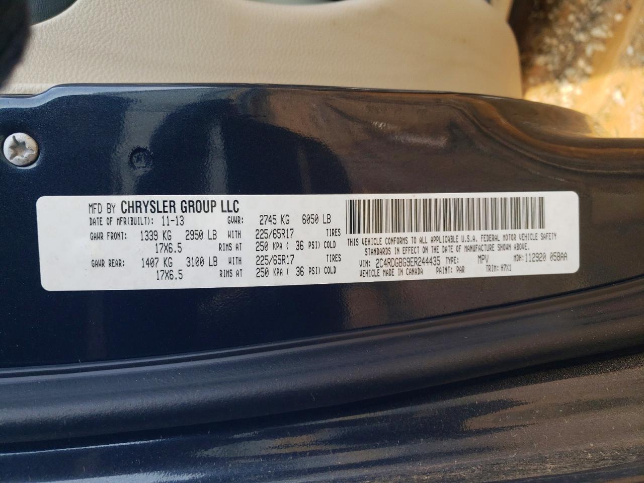 2014 Dodge Grand Caravan Se - zdjęcie 13