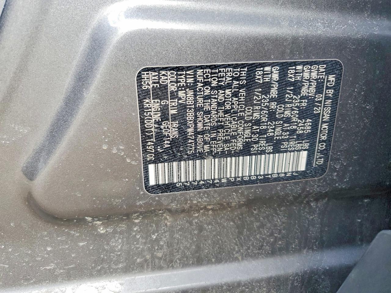 2023 Nissan Rogue Sv - zdjęcie 14