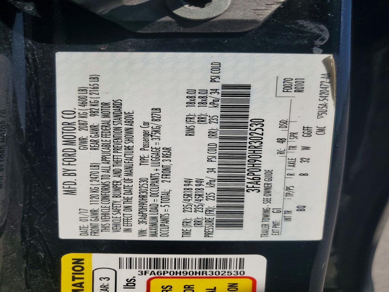 2017 Ford Fusion Se - zdjęcie 13