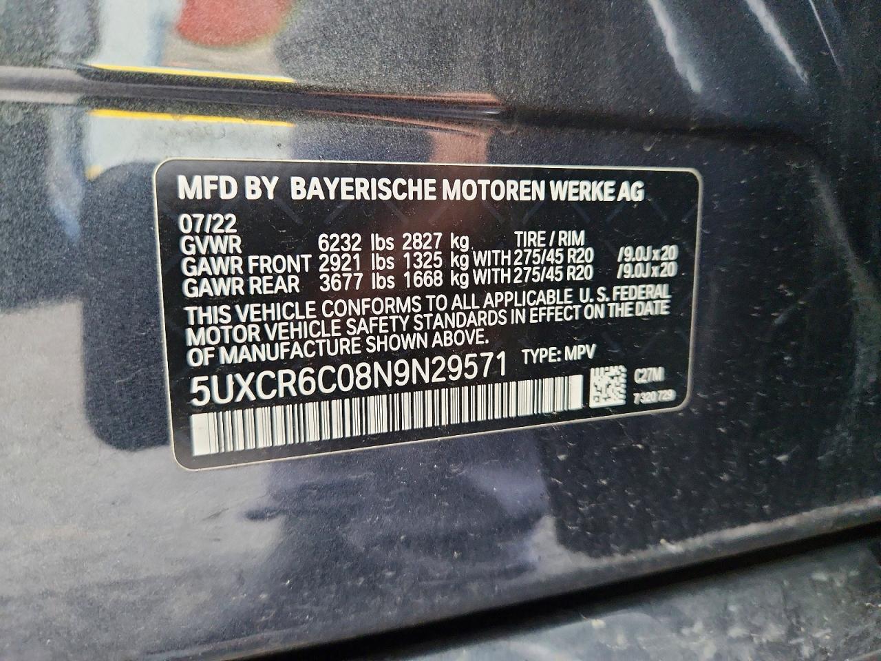 2022 BMW X5 xDrive40I - zdjęcie 13
