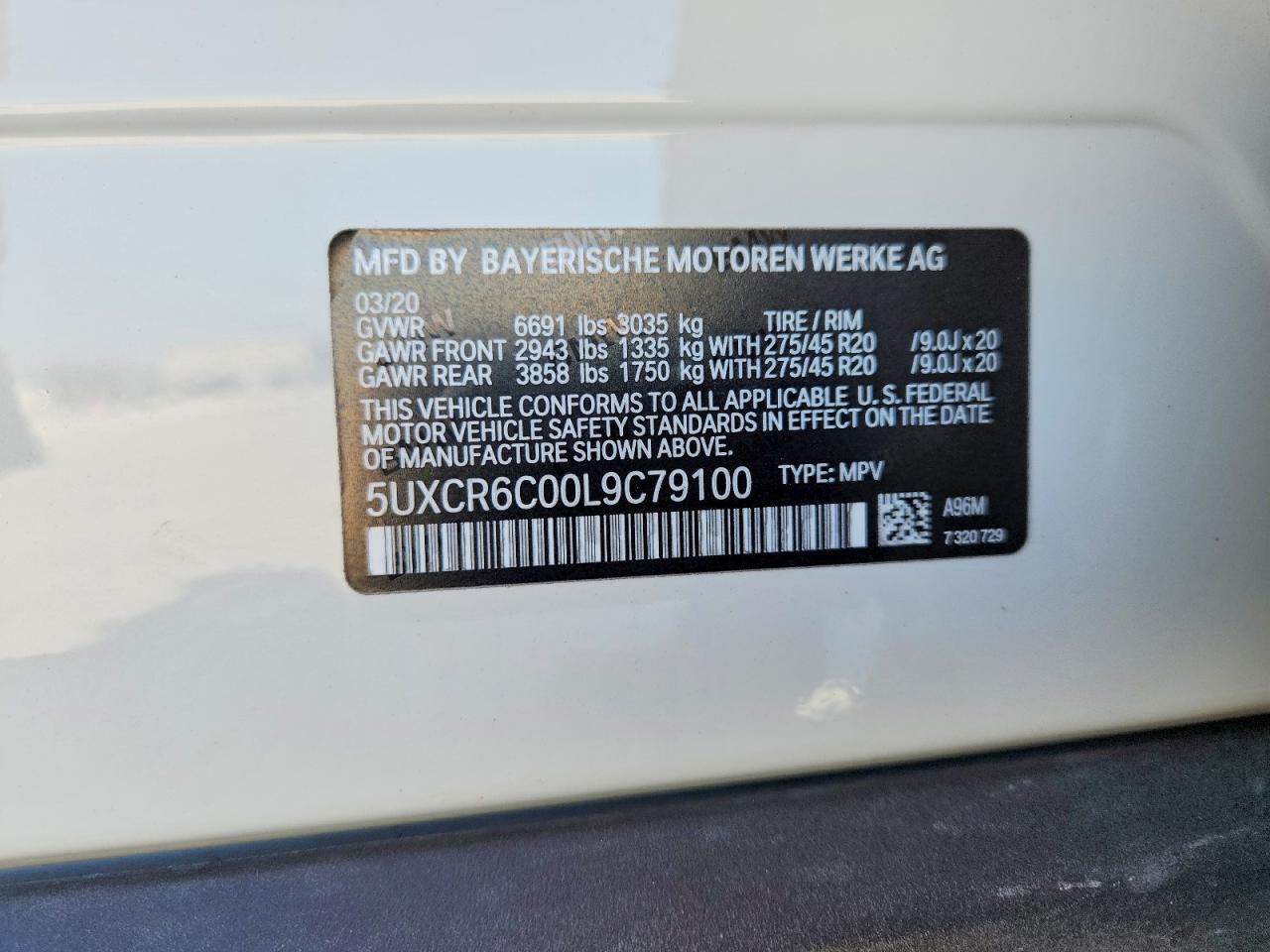 2020 BMW X5 xDrive40I - zdjęcie 14