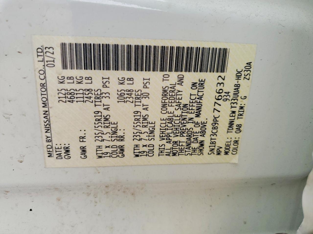 2023 Nissan Rogue Sl - zdjęcie 13