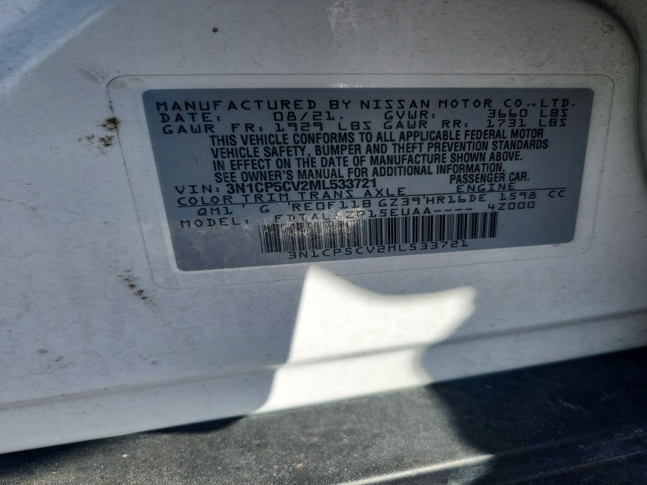 2021 Nissan Kicks Sv - zdjęcie 12