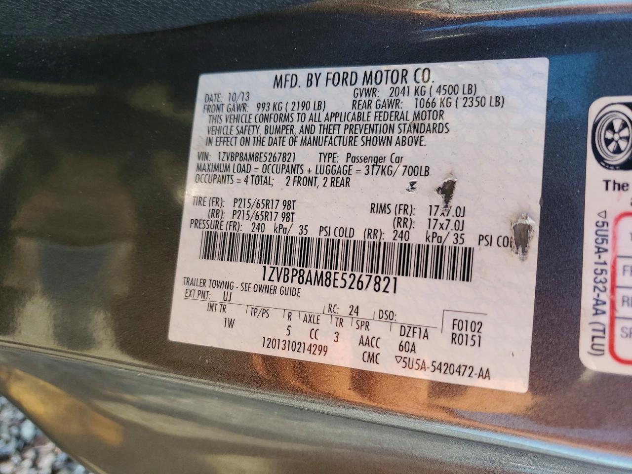 2014 Ford Mustang - zdjęcie 12