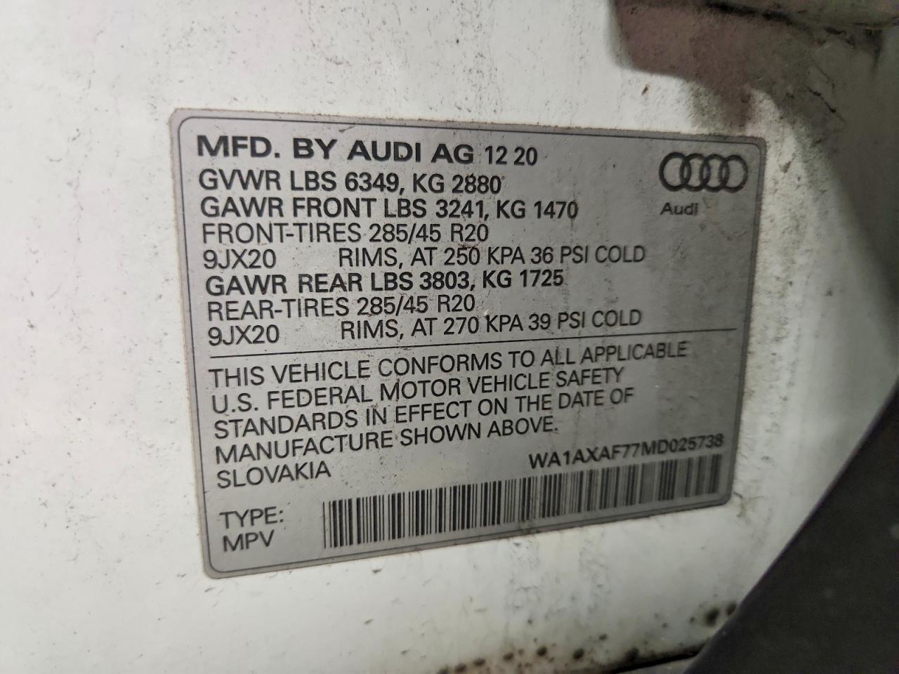 2021 Audi Q7 Premium - zdjęcie 13