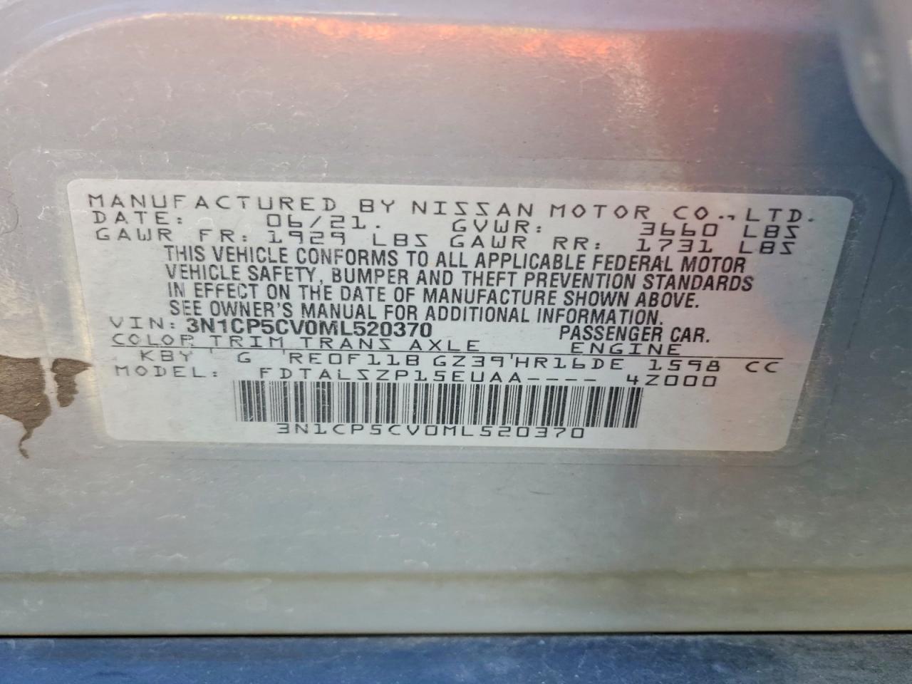 2021 Nissan Kicks Sv - zdjęcie 13