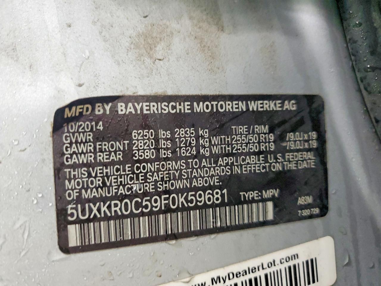 2015 BMW X5 xDrive35I - zdjęcie 12