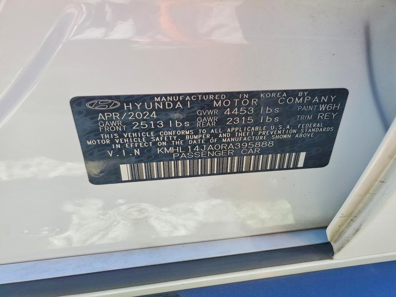 2024 Hyundai Sonata Sel - zdjęcie 12