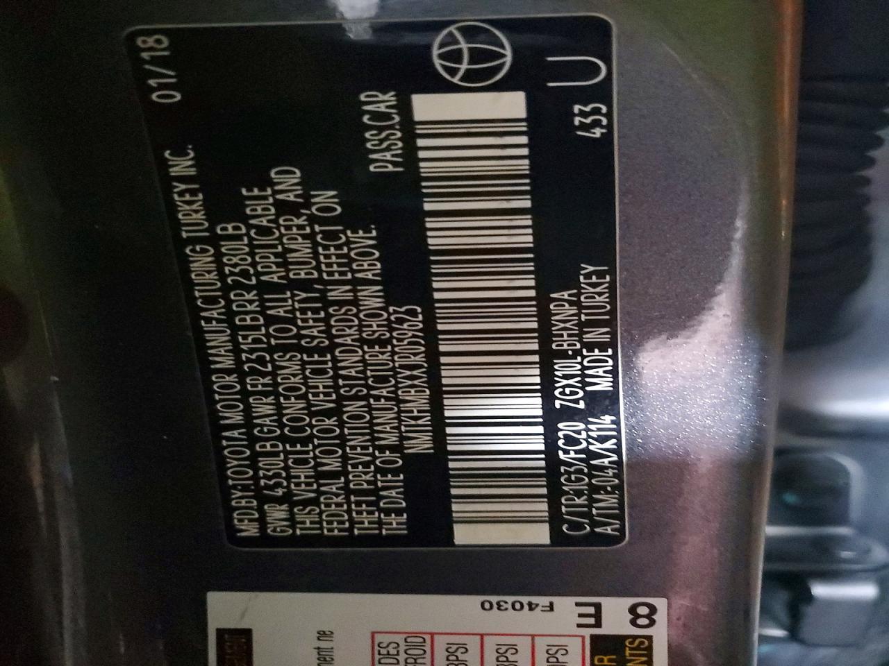 2018 Toyota C-Hr Xle Premium - zdjęcie 12