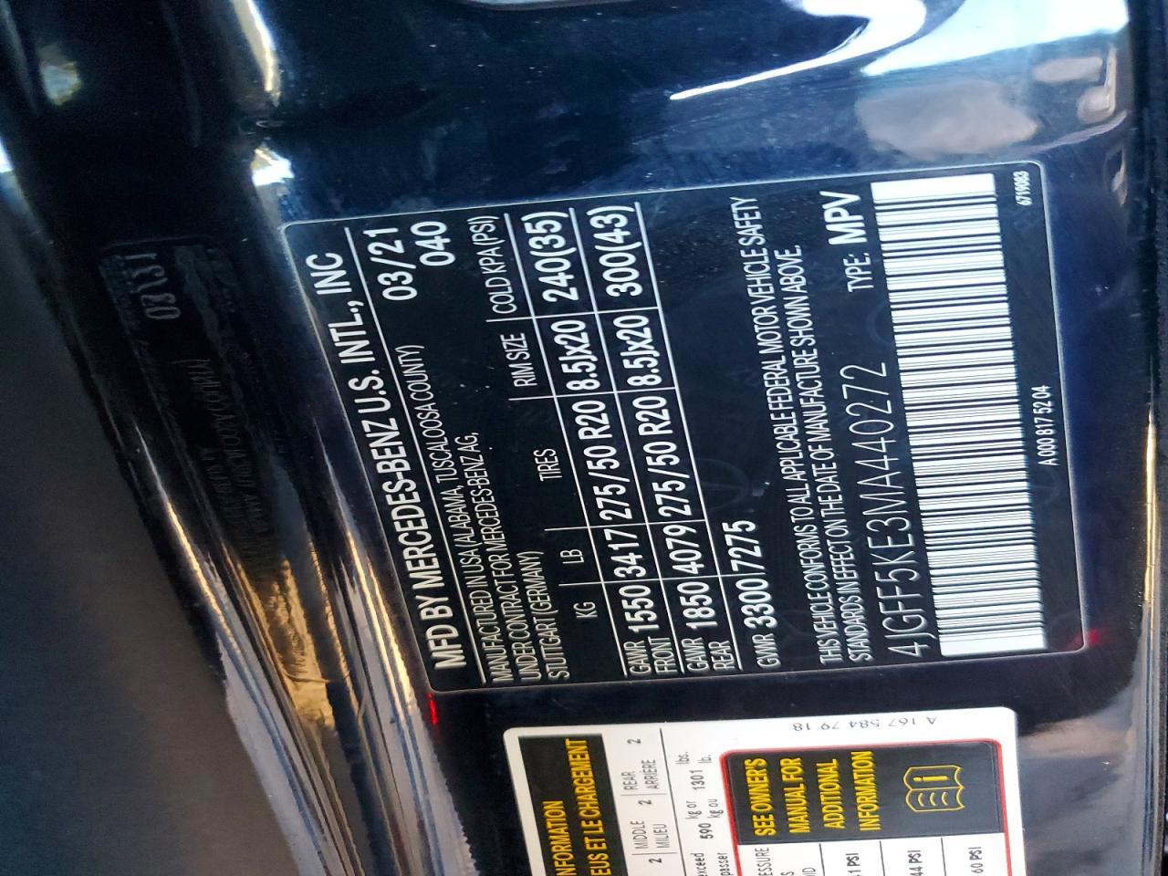 2021 Mercedes-Benz Gls 450 4Matic - zdjęcie 14