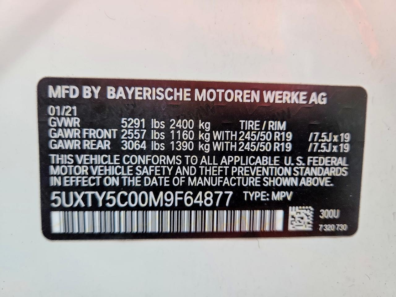2021 BMW X3 xDrive30I - zdjęcie 13
