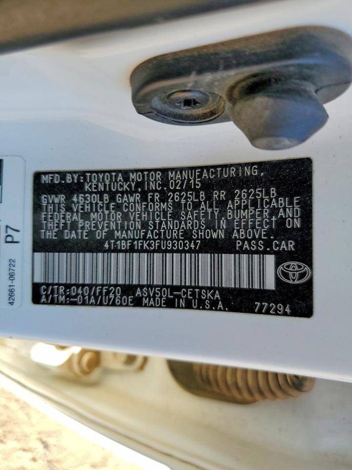2015 Toyota Camry Se - zdjęcie 13