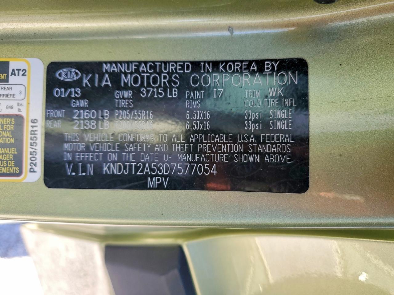 2013 Kia Soul Base - zdjęcie 12