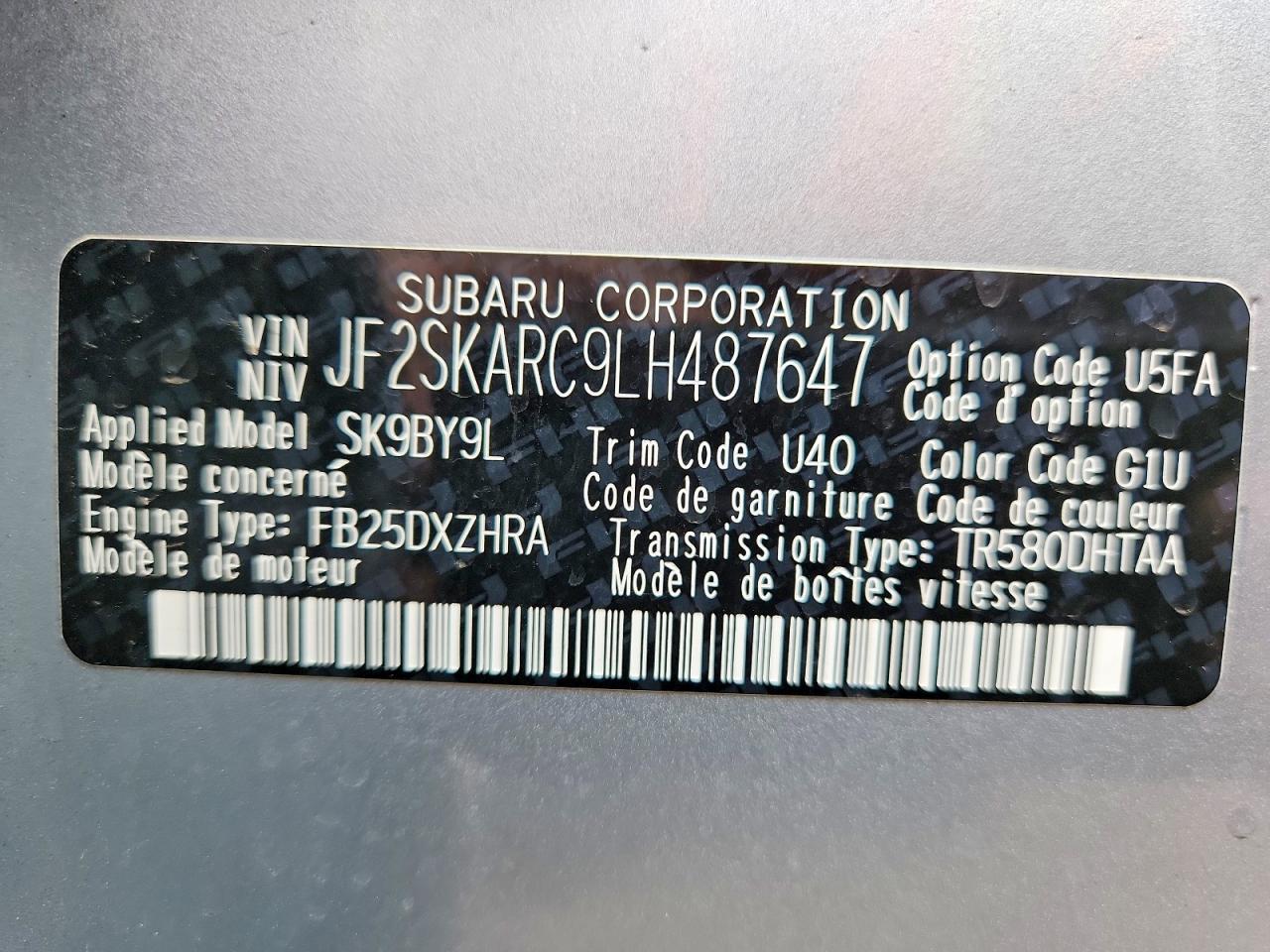 2020 Subaru Forester Sport - zdjęcie 13