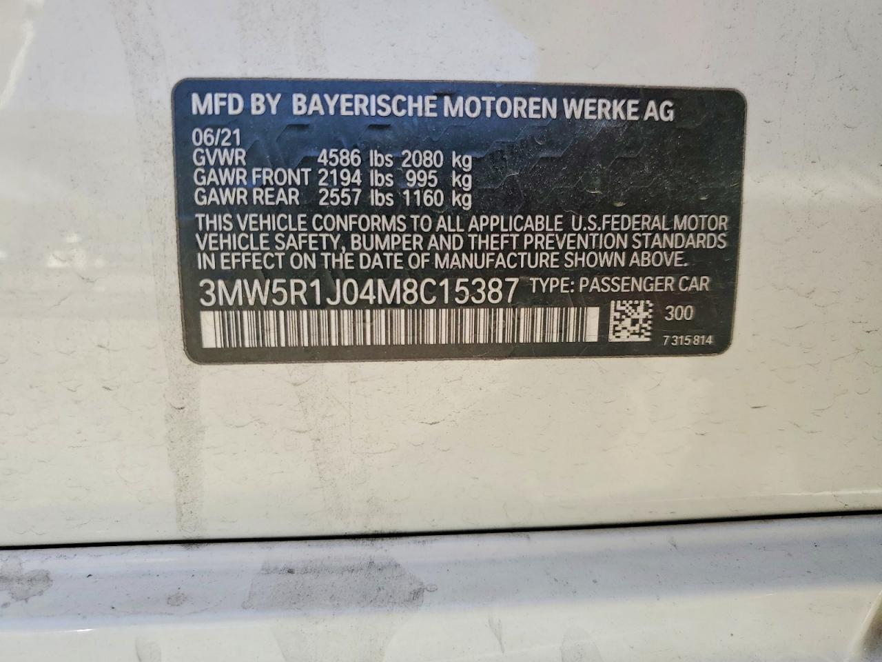 2021 BMW 330I - zdjęcie 12