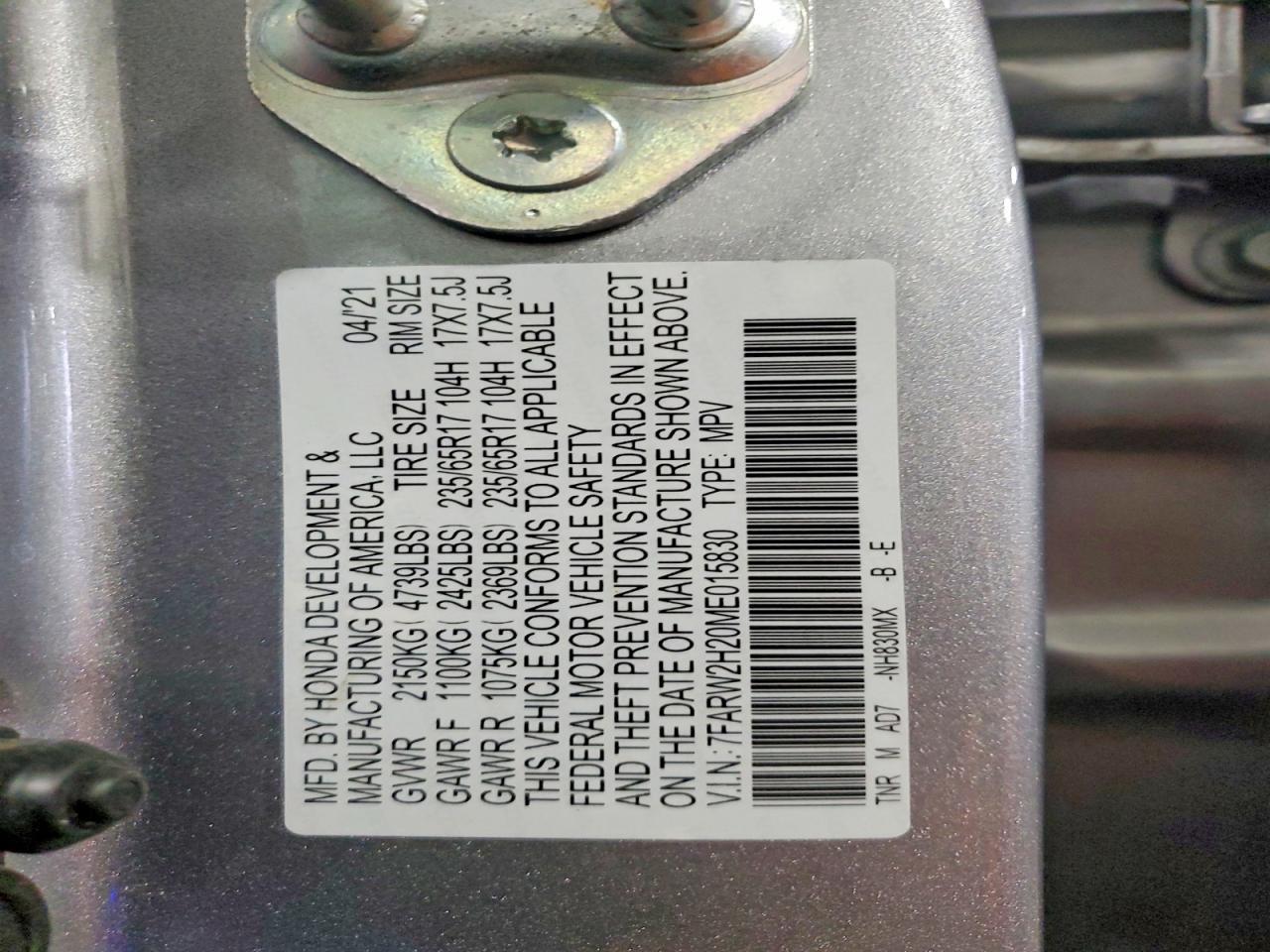 2021 Honda Cr-V Lx - zdjęcie 13