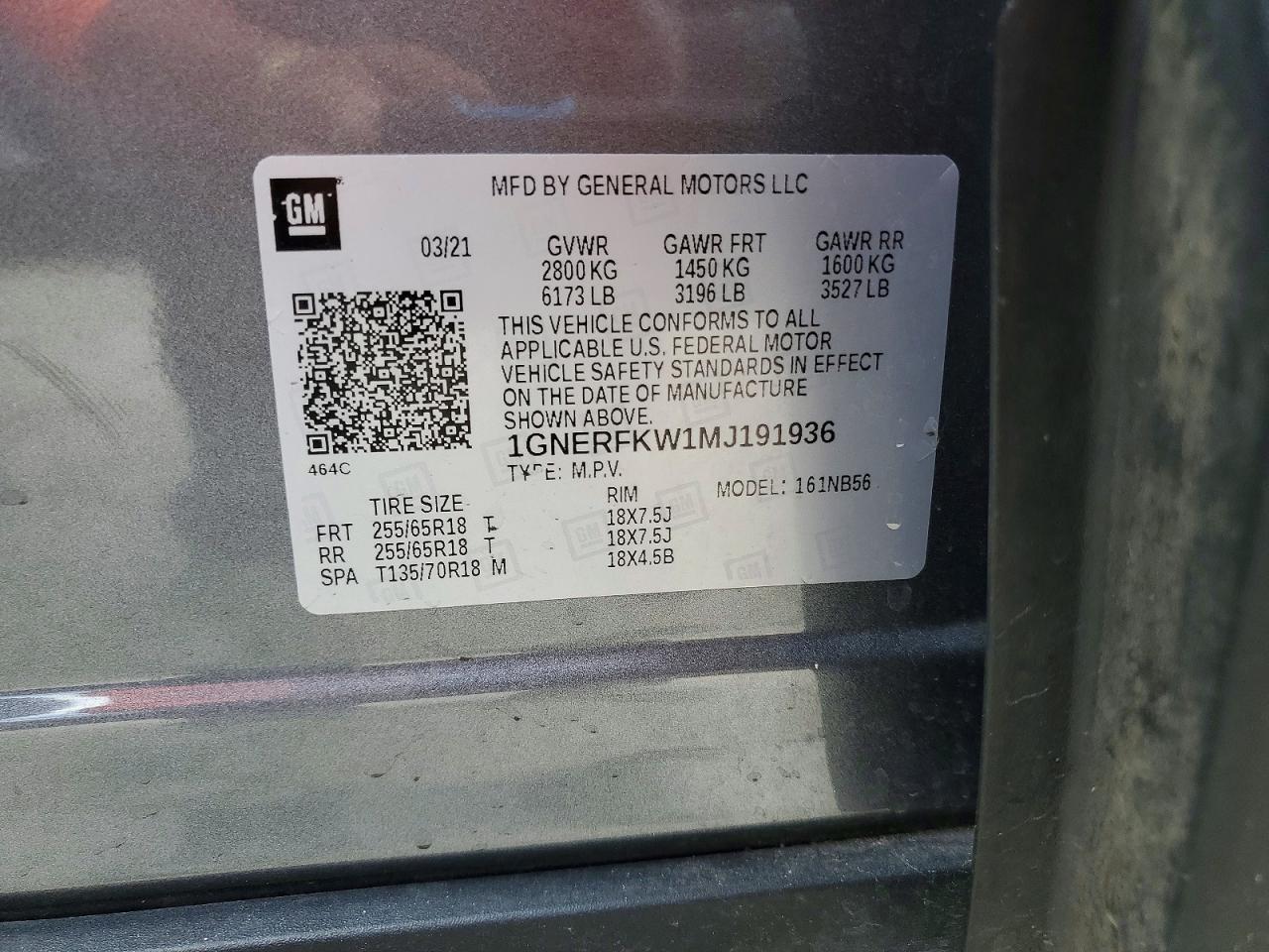 2021 Chevrolet Traverse Ls - zdjęcie 13