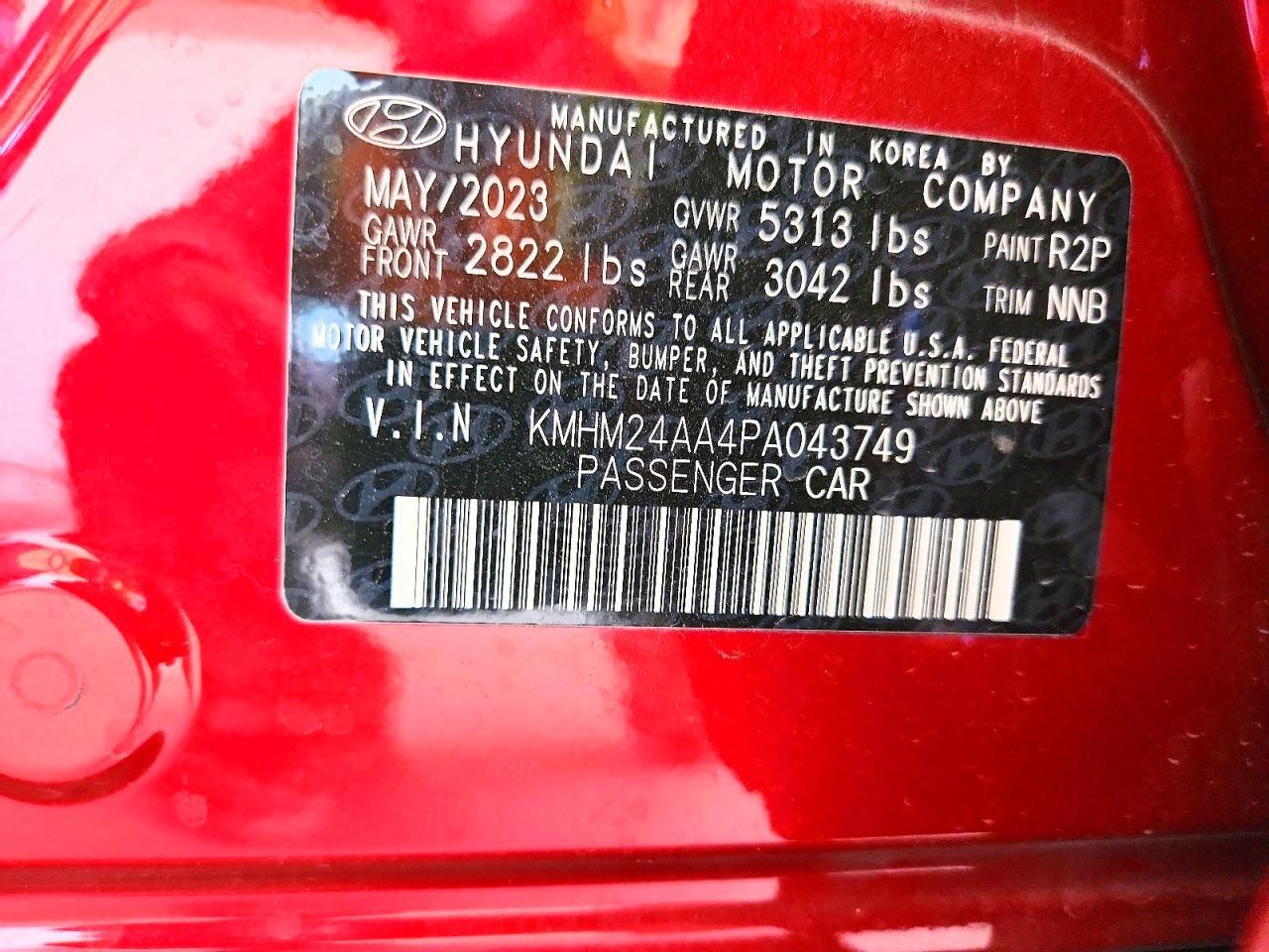 2023 Hyundai Ioniq 6 Se - zdjęcie 12