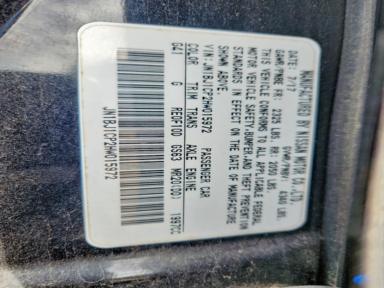 2017 Nissan Rogue Sport Sl - zdjęcie 13