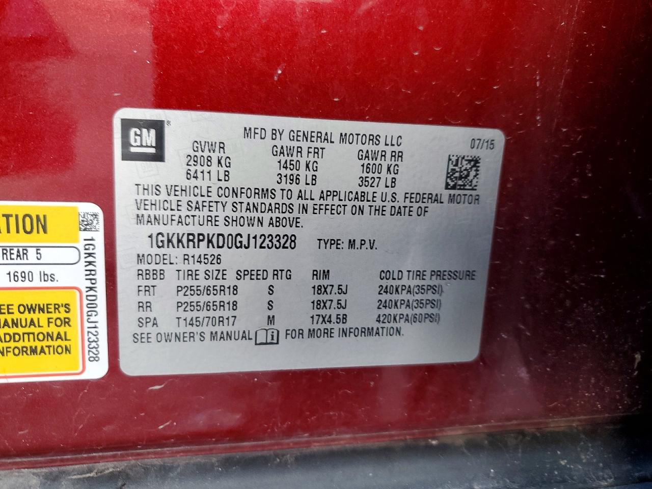 2016 GMC Acadia Sle - zdjęcie 13