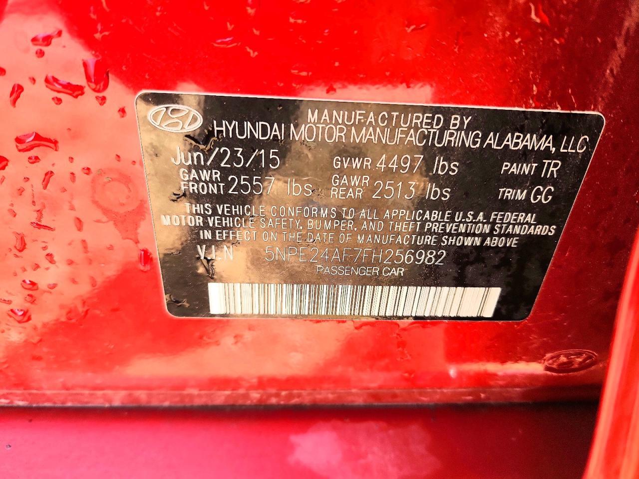 2015 Hyundai Sonata Se - zdjęcie 12