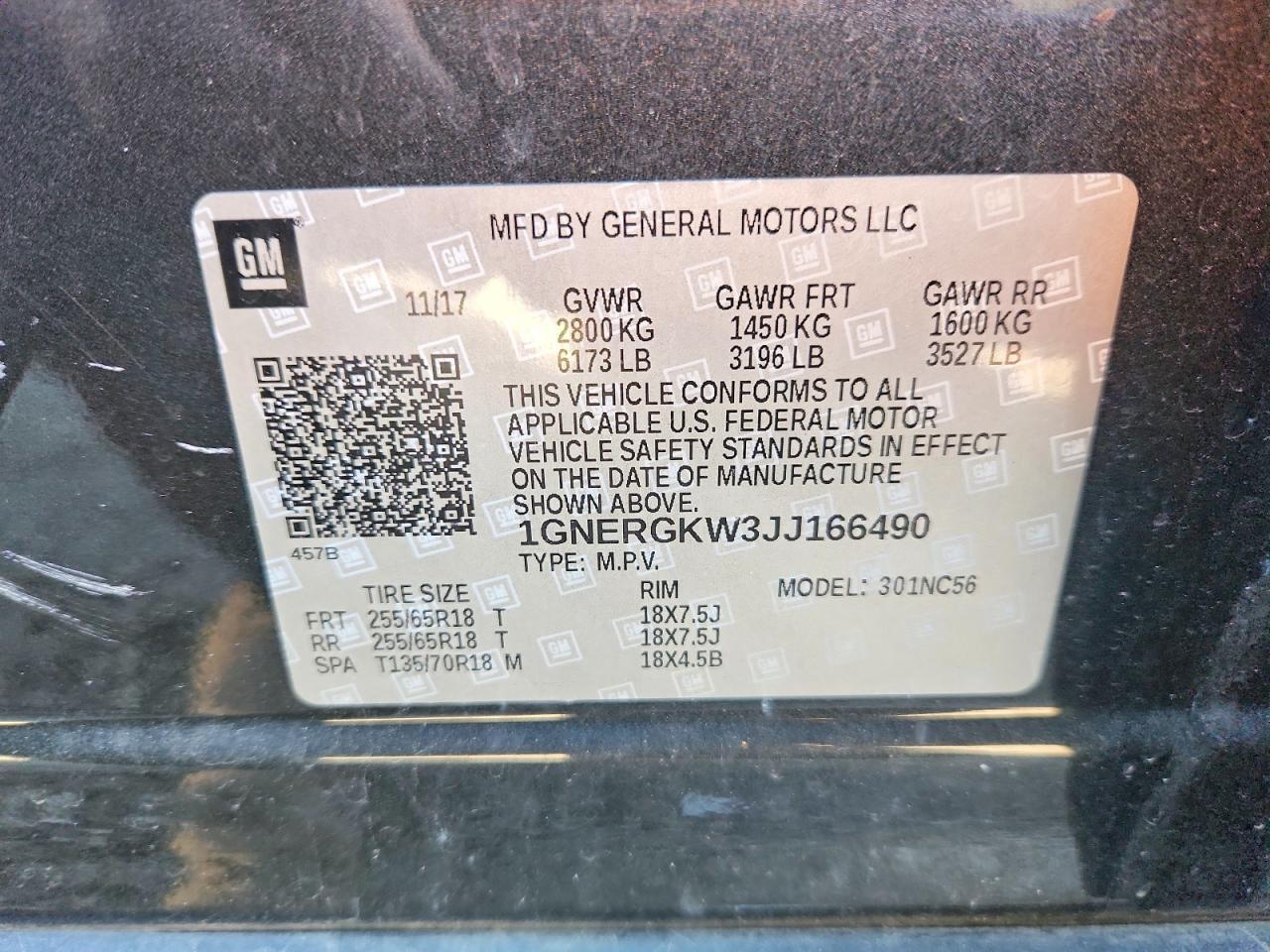 2018 Chevrolet Traverse Lt - zdjęcie 13