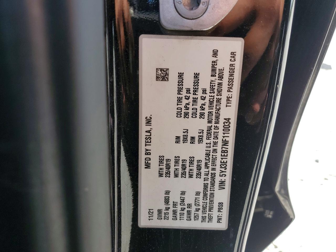 2022 Tesla Model 3 - zdjęcie 12