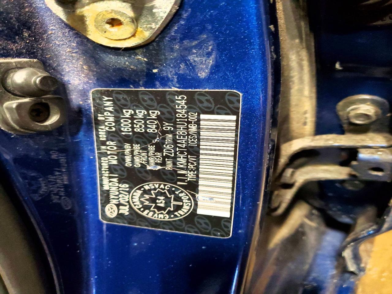 2017 Hyundai Accent Se - zdjęcie 12