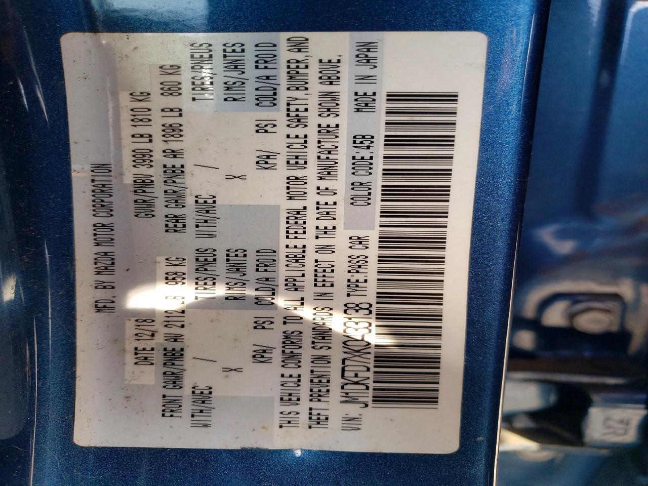 2019 Mazda Cx-3 Grand Touring - zdjęcie 12