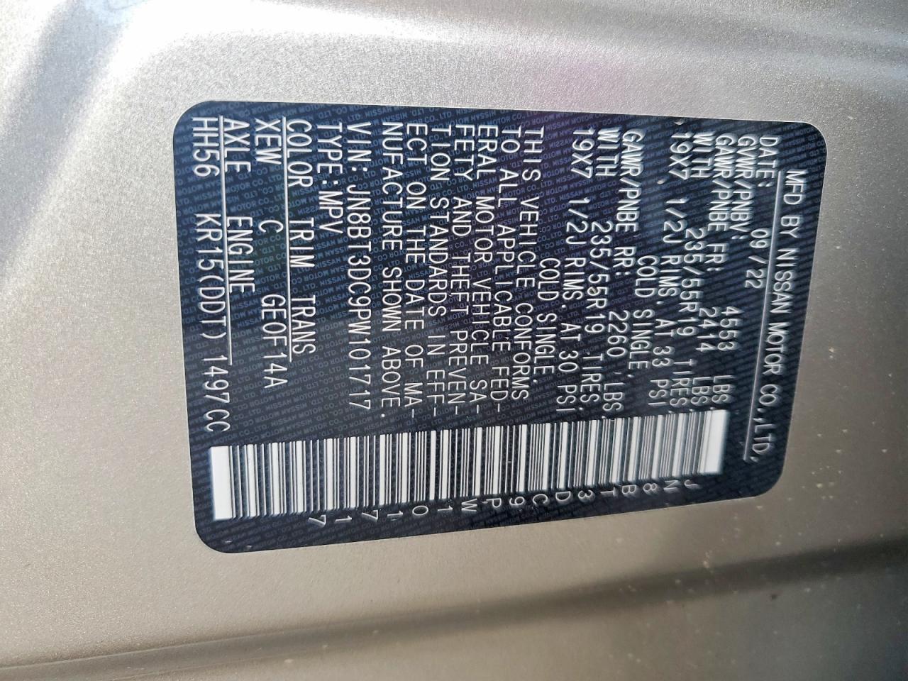 2023 Nissan Rogue Platinum - zdjęcie 13