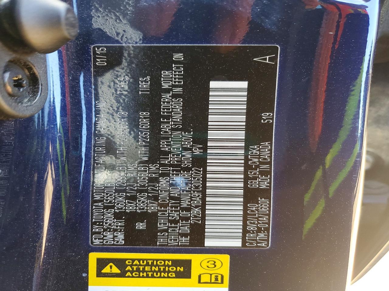 2015 Lexus Rx 350 Base - zdjęcie 13