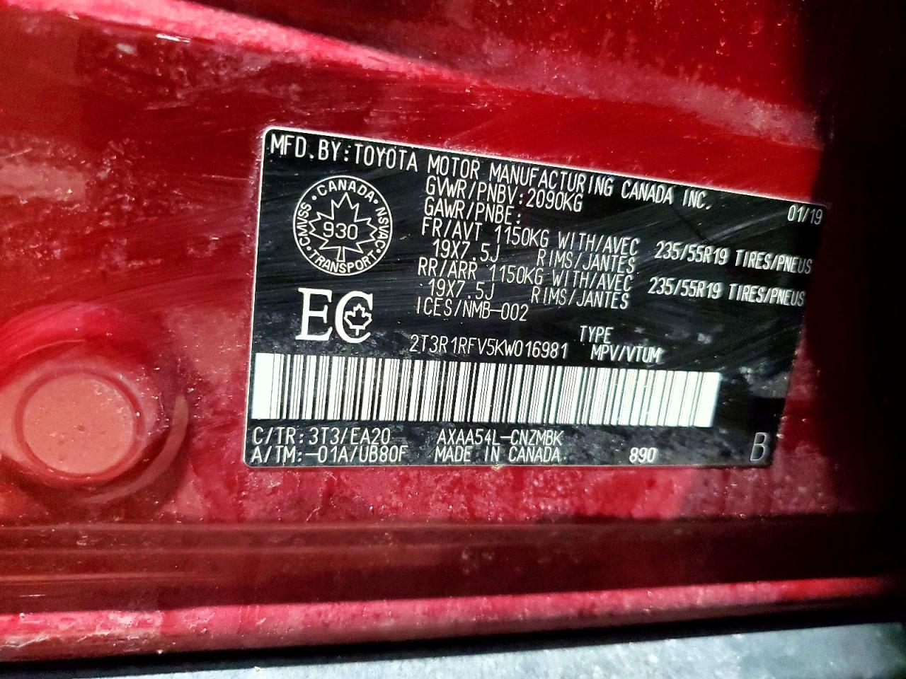 2019 Toyota Rav4 - zdjęcie 12