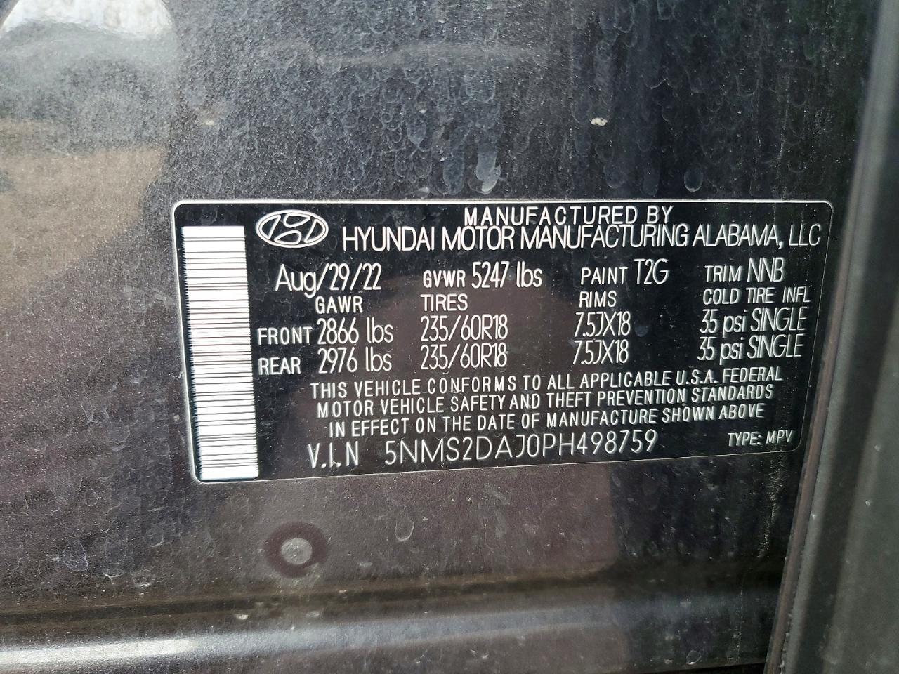 2023 Hyundai Santa Fe Sel - zdjęcie 12