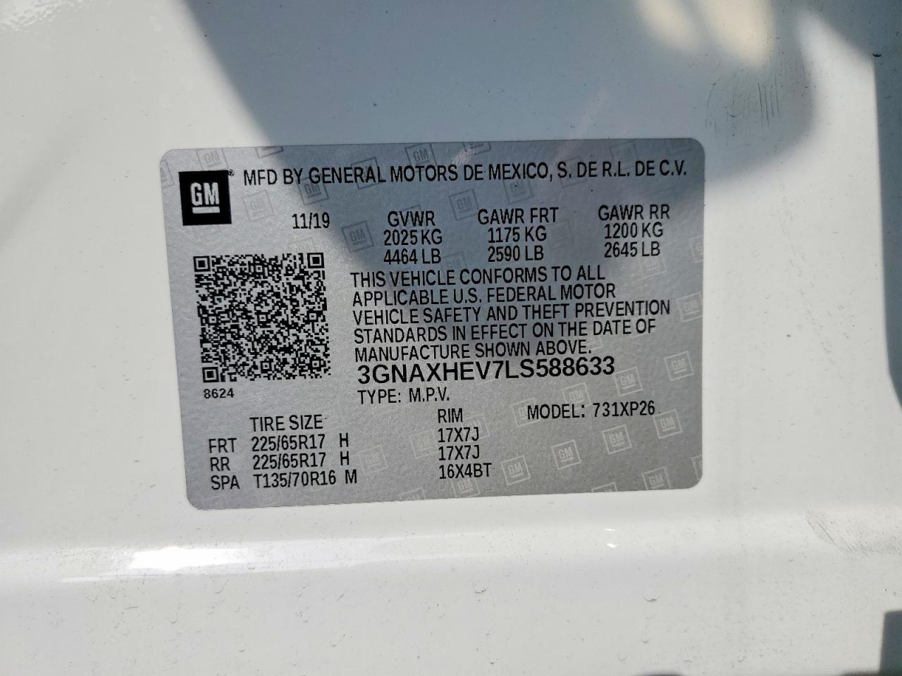 2020 Chevrolet Equinox Ls - zdjęcie 13