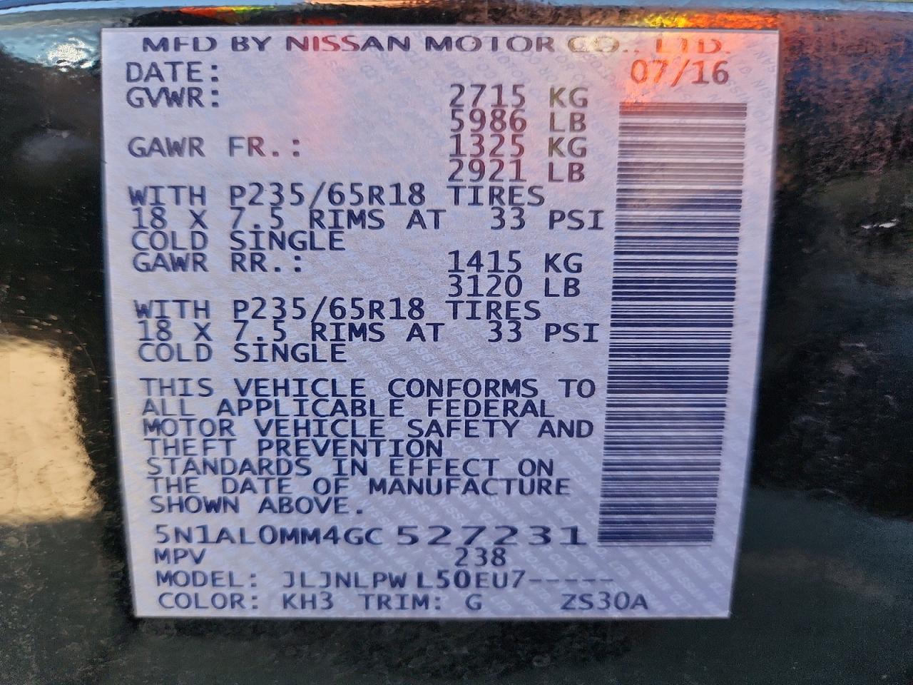 2016 Infiniti Qx60 Base - zdjęcie 14