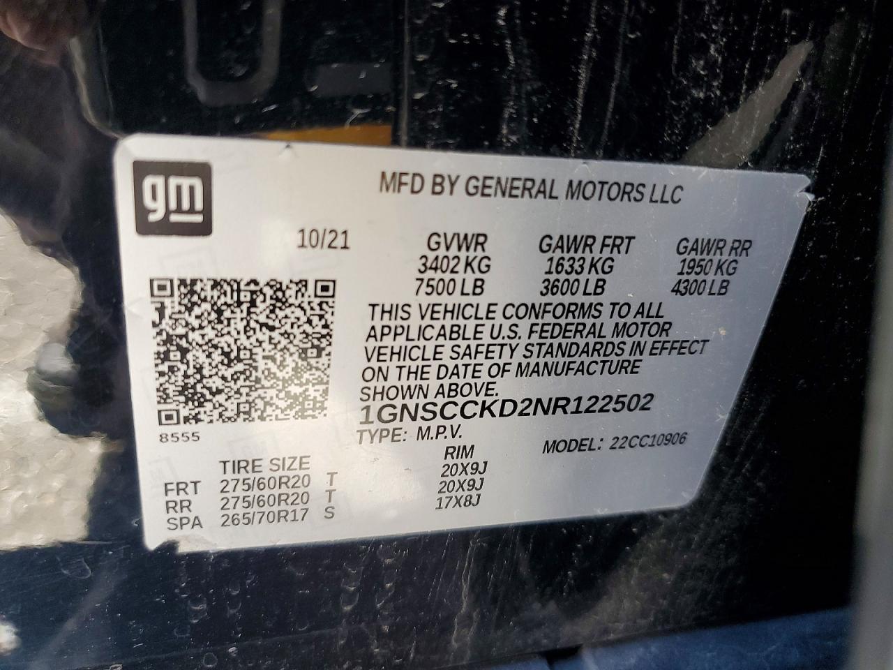 2022 Chev Suburban C - zdjęcie 13