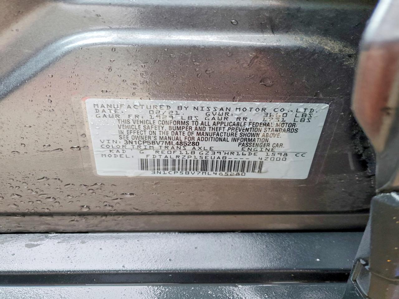 2021 Nissan Kicks S - zdjęcie 12