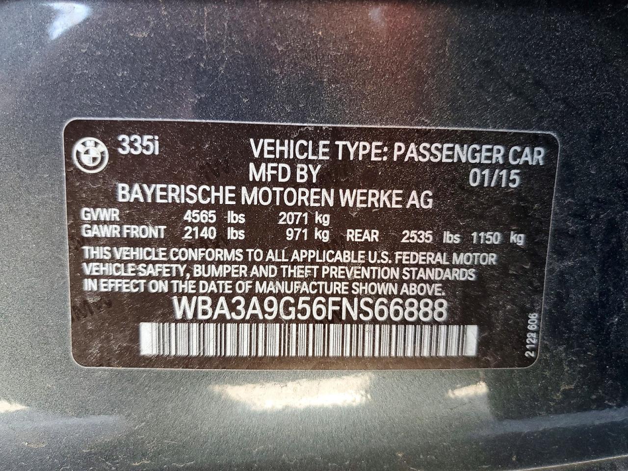 2015 BMW 335 I - zdjęcie 13