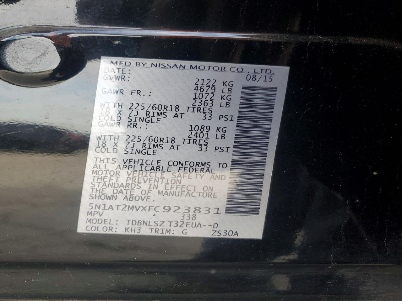 2015 Nissan Rogue Sl - zdjęcie 13