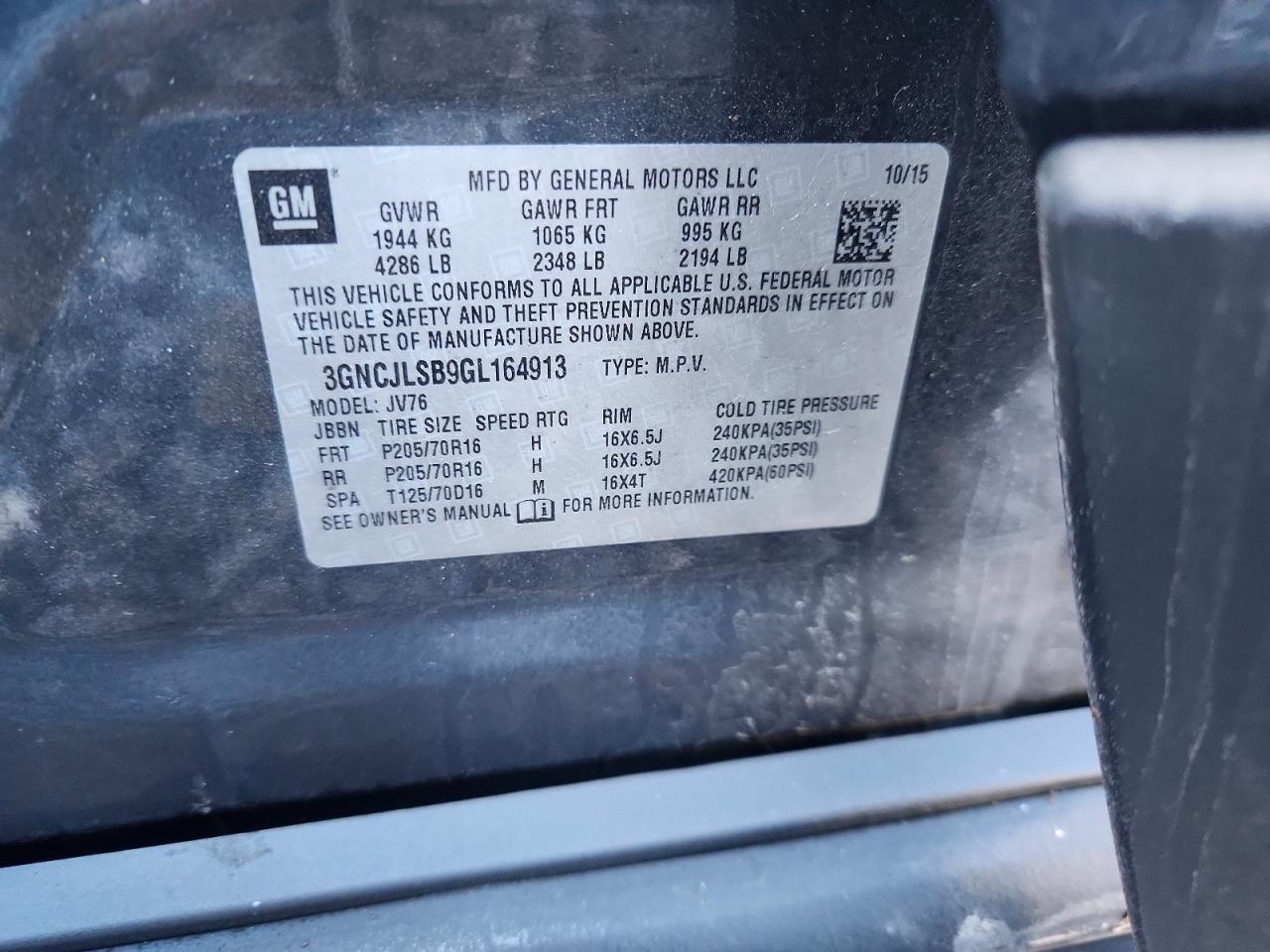 2016 Chevrolet Trax 1Lt - zdjęcie 12