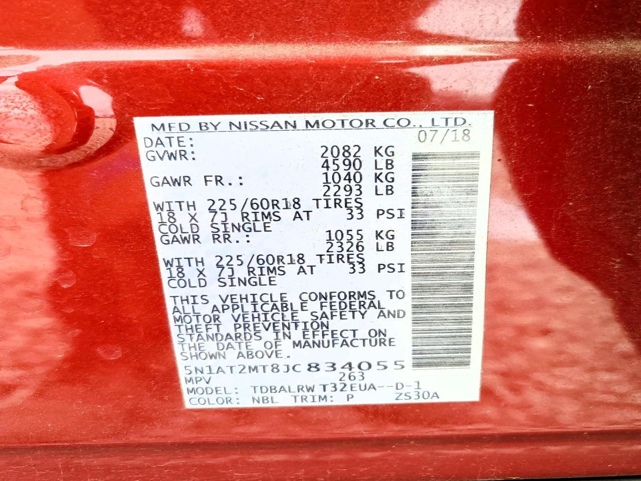 2018 Nissan Rogue Sl - zdjęcie 14