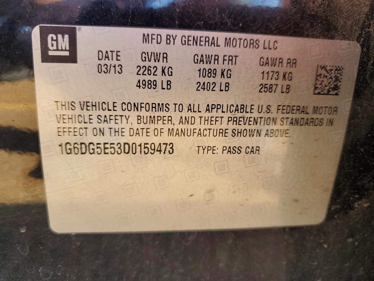 2013 Cadillac Cts Luxury Collection - zdjęcie 12