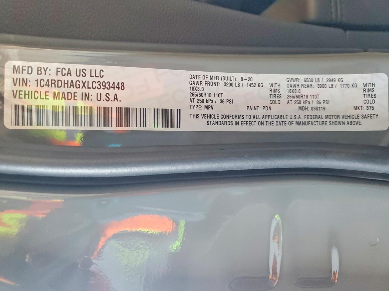 2020 Dodge Durango Sxt - zdjęcie 13