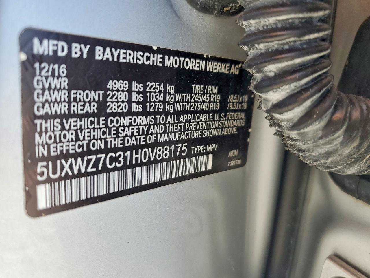 2017 BMW X3 Sdrive28I - zdjęcie 14