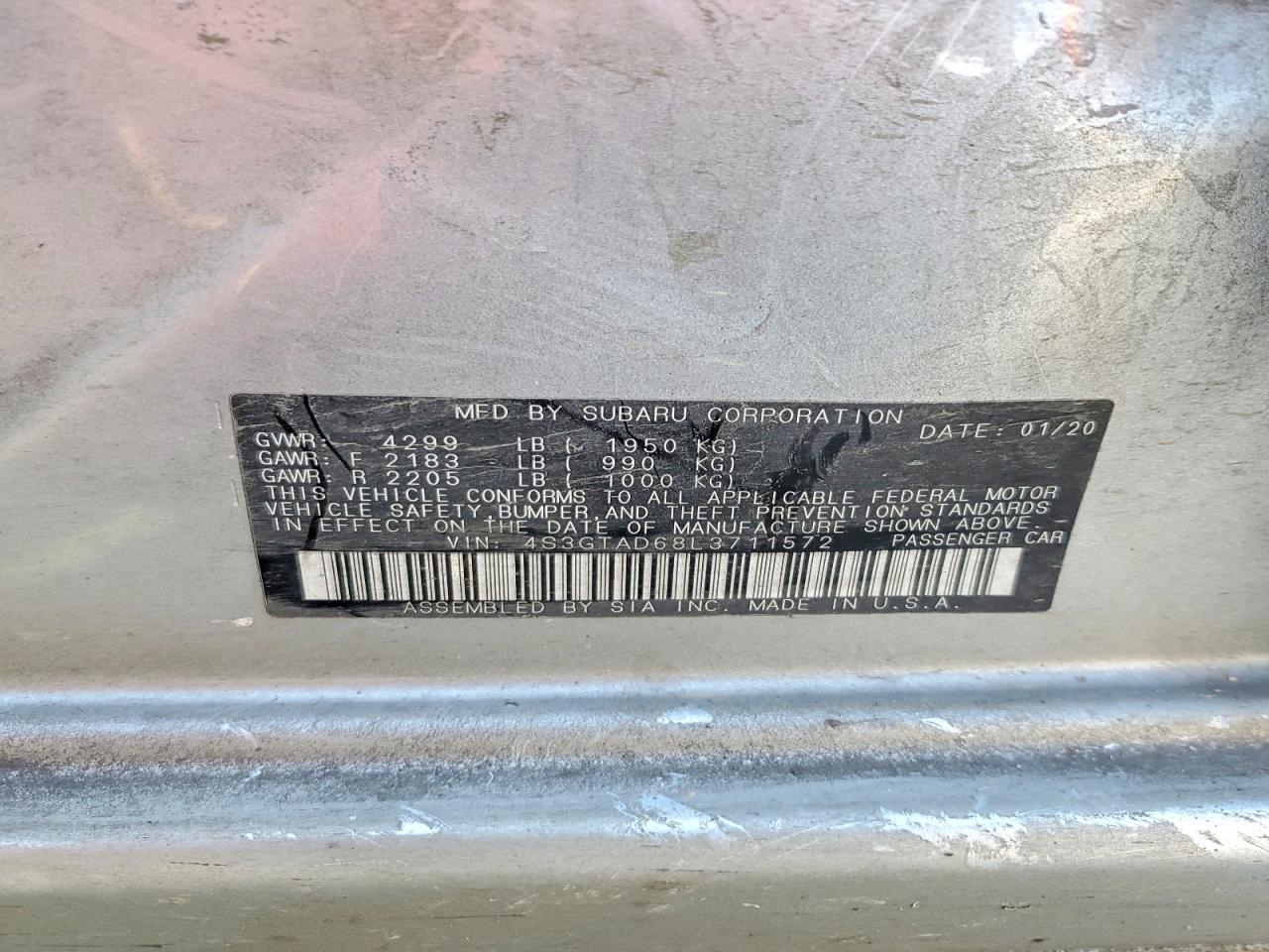 2020 Subaru Impreza Premium - zdjęcie 13