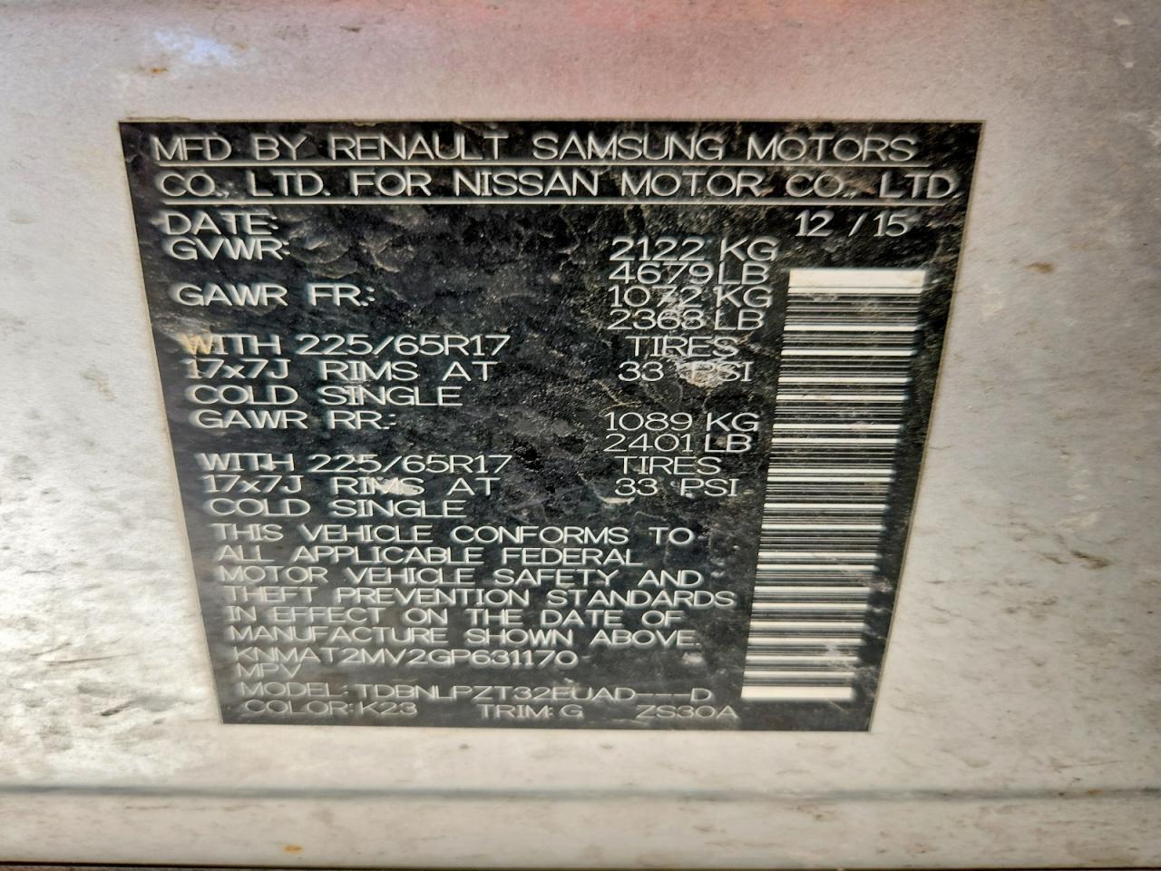 2016 Nissan Rogue S - zdjęcie 13