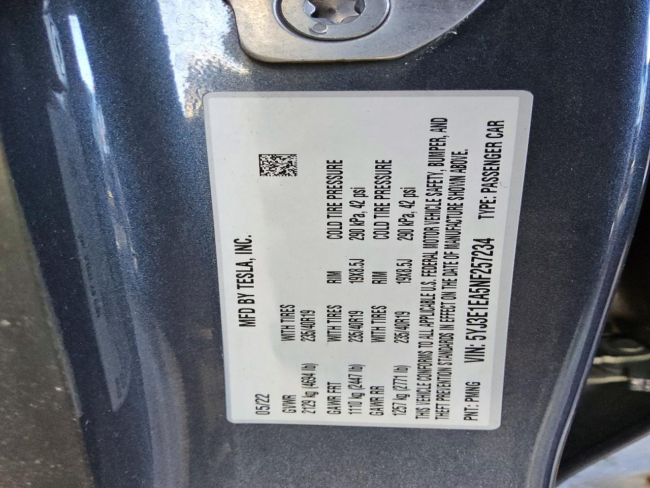 2022 Tesla Model 3 - zdjęcie 12