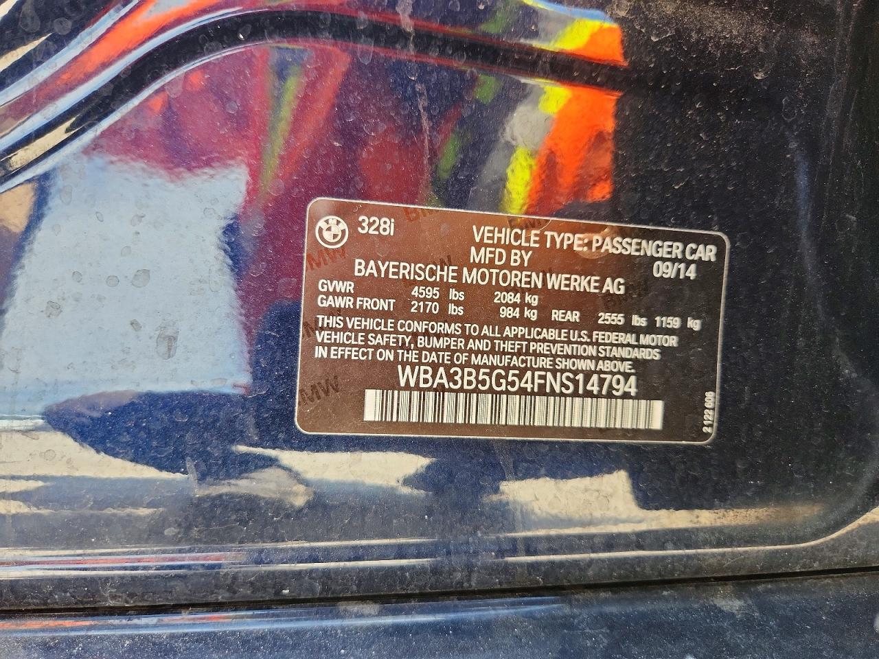 2015 BMW 328 Xi Sulev - zdjęcie 13