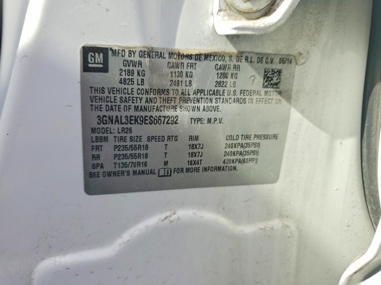 2014 Chevrolet Captiva Lt - zdjęcie 13