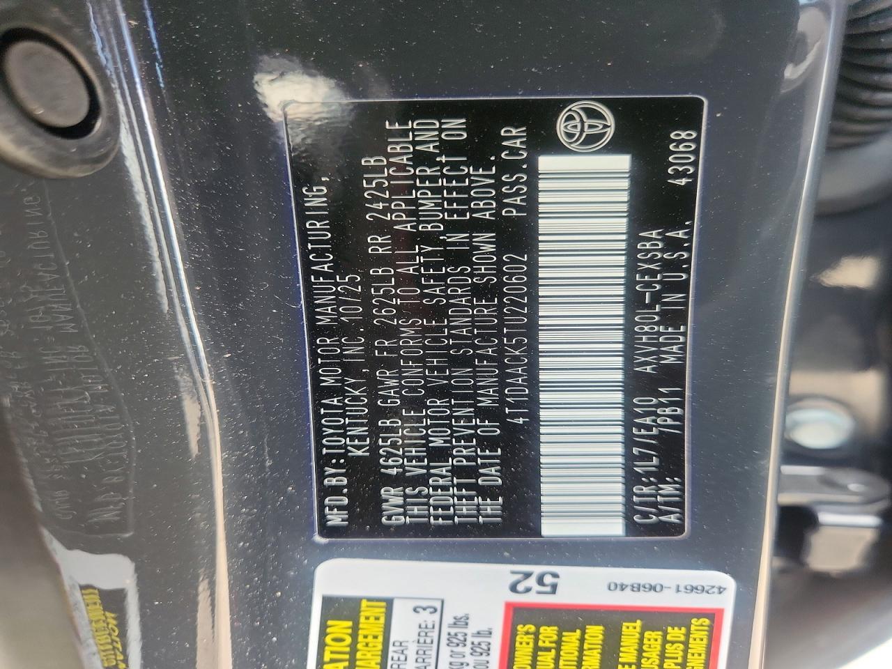 2026 Toyota Camry Se - zdjęcie 13